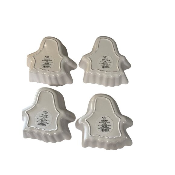 Target Set of 4  Hide & Eek! 18 Oz Smiling Ghost Halloween Snack Bowls Melamine - Picture 2 of 6